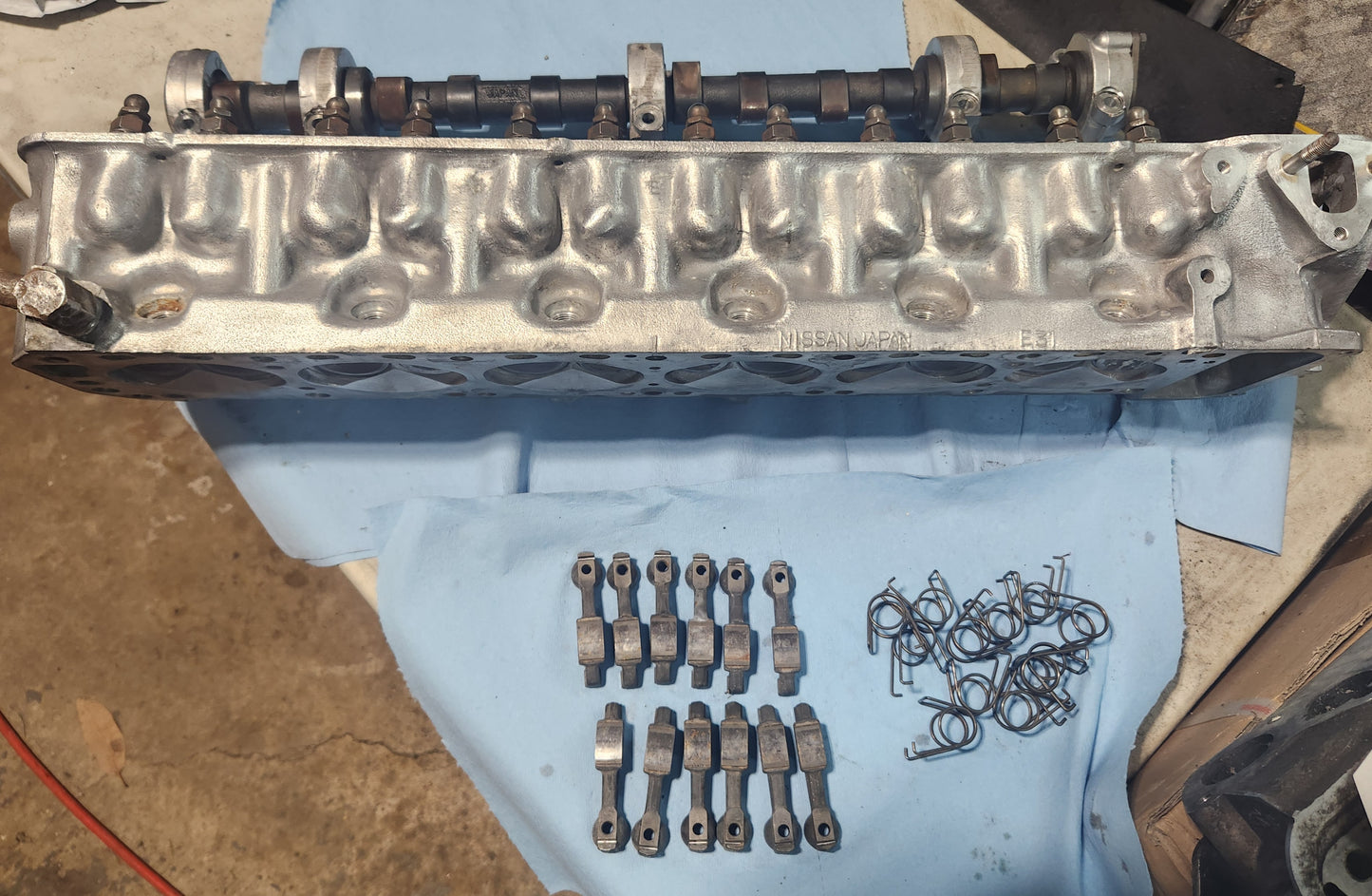 1969-1971 Datsun 240z E31 Cylinder Head Complete Series 1 Refreshed