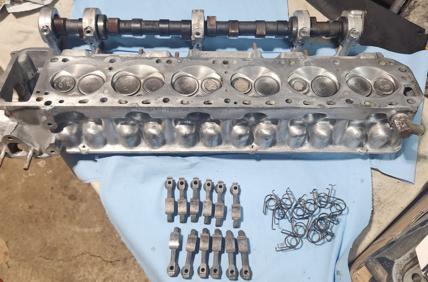 1969-1971 Datsun 240z E31 Cylinder Head Complete Series 1 Refreshed