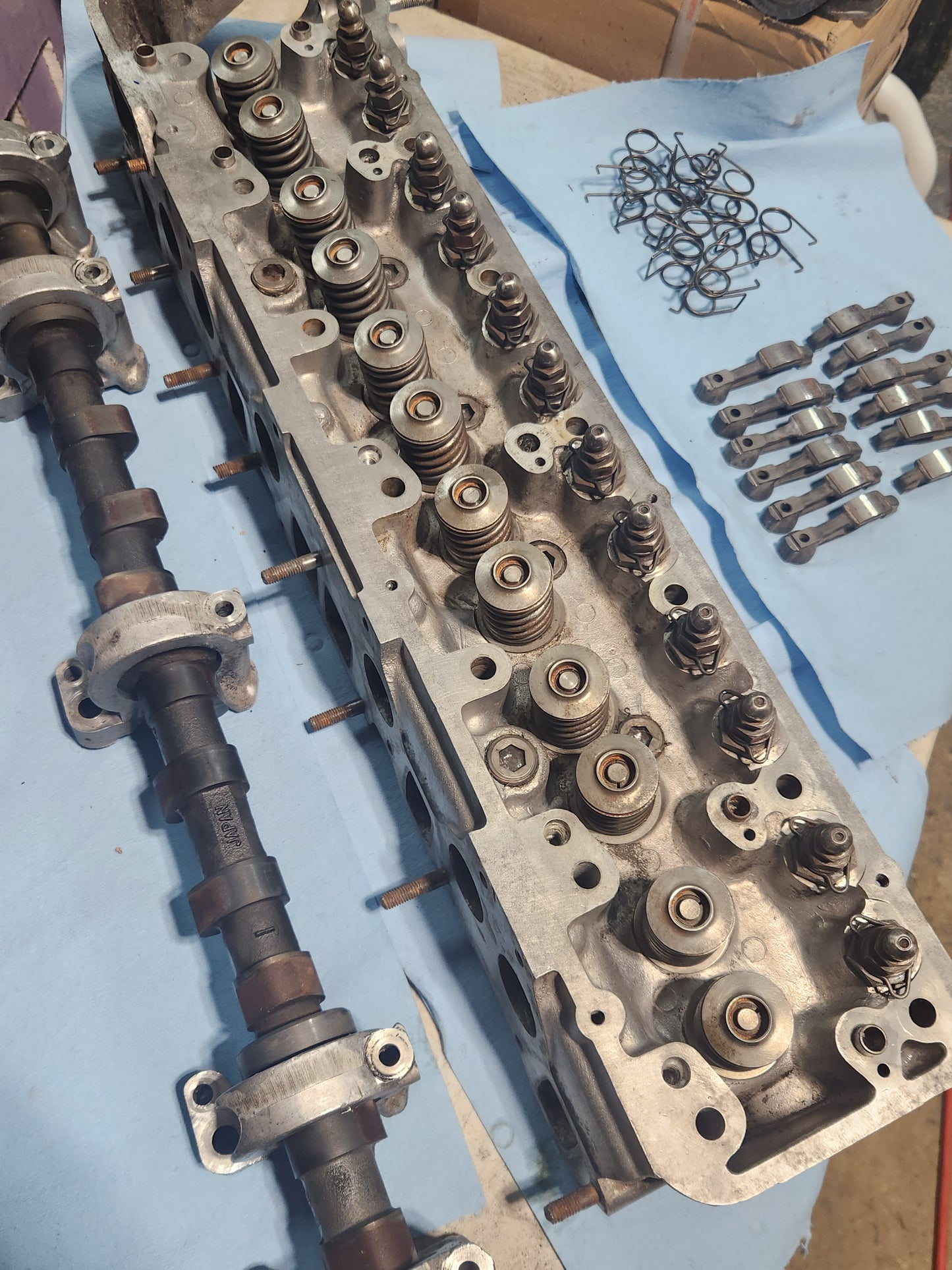 1969-1971 Datsun 240z E31 Cylinder Head Complete Series 1 Refreshed