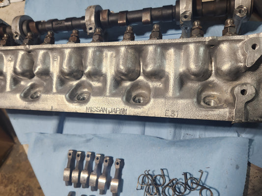 1969-1971 Datsun 240z E31 Cylinder Head Complete Series 1 Refreshed