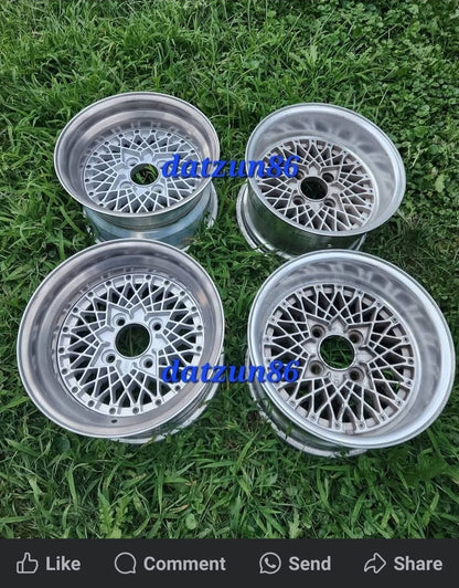 SSR Mesh JDM Wheel Set 14x8.0 4x114.3
